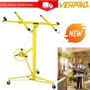 4.5-11FT Drywall Panel Lifter Hoist Jack Plasterboard Panel Sheet Crane ,Yellow