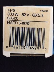 TWO OSRAM / Sylvania FHS Projection Lamp 300W 82V OPEN BOX NOS SHIPS TODAY
