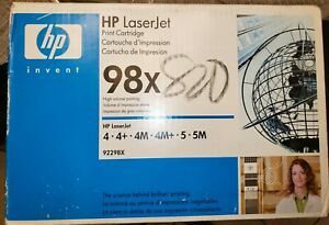 GENUINE OEM HP 92298X,  98X TONER CARTRIDGE FACTORY SEALED