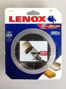 Lenox Tools 1772021 3&#034; 76mm Bi-Metal Speed Slot Hole Saw, NEW