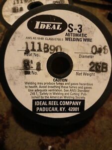 Automatic Welding Wire. 3 spools.  ideal  ER70S-3 0.035 2 LBS