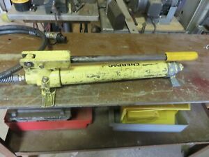 Enerpac P 39 Hand Pump Enerpac  P39  Hydraulic Pump 10,000 PSI + 6&#039; Hose,coupler