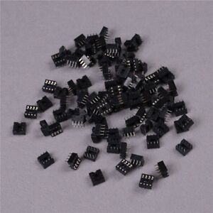 100PCS 8 Pin DIP Pitch Integrated Circuit IC Sockets Adaptor Solder Type HF4