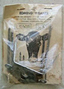 Vtg Weaner Edming Calf Cow Milking Stops Sucking Fits All Sizes Calves Cattle