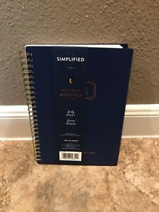 Emily Ley 2021 2022 Calendar Planner Weekly New Year Fashion Navy Blue Academic