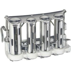 Advantus Four-barrel Money Changer - Chrome Steel - 1 Each - Silver MCG1  - 1