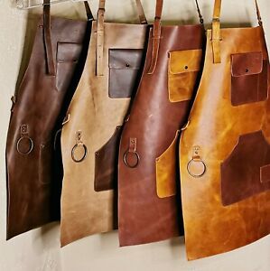 Leather APRON for Butcher BBQ BBQ, Grill, Kitchen, Woodwork ,Barber, Welding