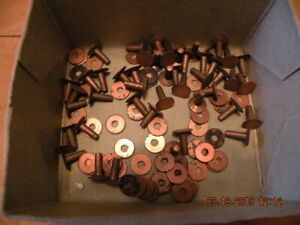 47-Copper Rivets &amp; Burrs  5/32 X 17/32 X 17/32&#034;