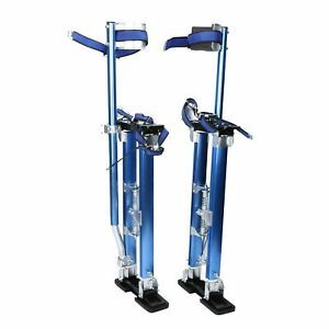 Blue 24-40 Inch Aluminum Drywall Stilts Tool Stilt For Painting Painter Taping