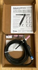 Weldcraft Miller A-150 150 A Air Cooled TIG Torch heavy-duty 12.5ft Cable NEW