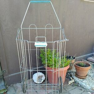 Vintage Dennis Mitchell Industries Shopping Laundry Cart Collapsible