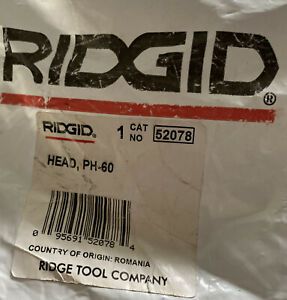 RIDGID TOOLS PH60 KNOCKED PUNCH HEAD #52078 NEW