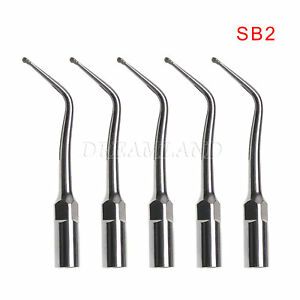 5*Dental SB2 Cavity Preparation Half Diamond Tip EMS Ultrasonic Scaler Handpiece