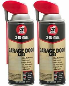 3-in-ONEProfessional Garage Door Lubricant with Smart Straw Sprays 2 Ways 11 ...