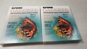 2 Boxes Ilford Galerie Inkjet Printer Paper