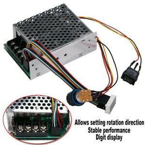 DC10-55V 60A 5000W For Fit Brushed Motor Speed Controller PWM Control Soft Start