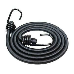 Marine Grade Bungee Cord with Hooks - Heavy Duty Straps for 16&#034;, 4Pack Black