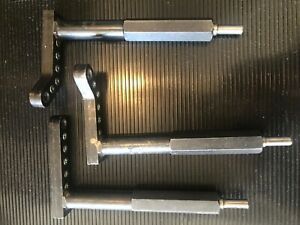SET OF 3 MAGNAVON OFFSET PANCAKE DRILL ATTACHMENTS-AIRCRAFT TOOLS-NEAR NEW