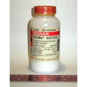 Sealed 100 gram Bottle of Sigma Trizma Acetate