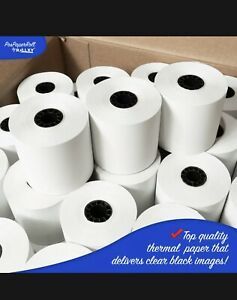 2 1/4&#034; x 165&#039; Thermal Cash Register Paper Rolls 50 Case