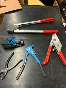 Steel Strapping tools and Riveters industrial grade bundle