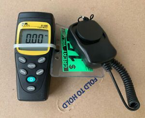 IDEAL Digital Light Meter 61-686 Foot Candle Meter - Read