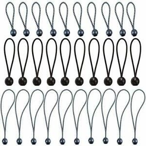 Ball Bungee Cords,  30 Pack of 3 Sizes Tarp &amp; Canopy Shock Cords, Extreme