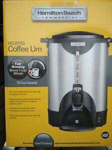 Hamilton Beach HCU075S 75 Cup Stainless Steel Coffee Urn