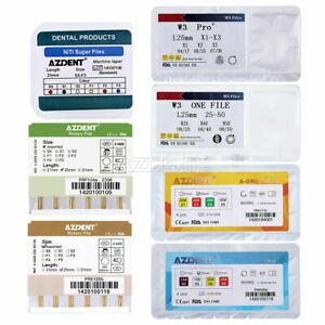 Engine Use Dental  Endodontic NiTi Gold Taper Heat 25MM Activated /Assorted File