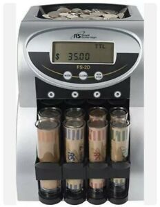 Royal Sovereign 2 Row Electric Coin Counter Patented Anti Jam Technology FS-2D
