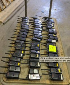 Lot of 24 Motorola Mag One BPR40 Two-Way Radio w/ Chargers  AAH84RCS8AA1AN