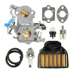 Carburetor For Husqvarna 455 460 Rancher Jonsered CS2255 Primer Bulb Rebuilt Kit