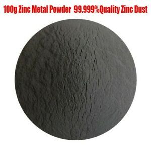 100g Zinc Metal Powder Superfine Min 99.999% Quality Dust