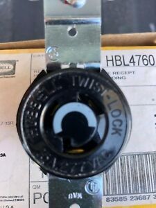 Hubbell HBL4760 Twistlock Recepticle n(box of 10)