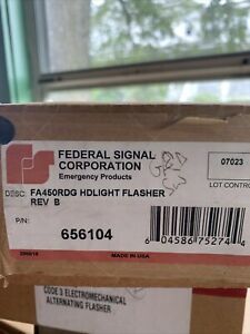 federal signal headlight flasher. Model FA450RDG