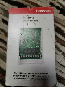 NEW Honeywell 4204 Relay Module ADDS 1 to 4 dry Form C SPDT RELAY OUTPUTS VISTA