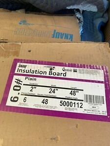 ecose Knauf 6lb insulation board 2&#039; x 4&#039; x 2&#034; sound insulation recording studio