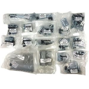 56 Piece Lot of Kennedy VTC Series Metal Tool Board Hanging Hooks Clips Holders