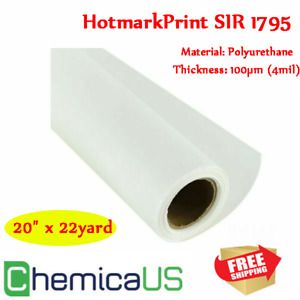 USA 20&#034; x 22yard Chemica HotmarkPrint SIR 1795 Dye Block Heat Transfer Vinyl