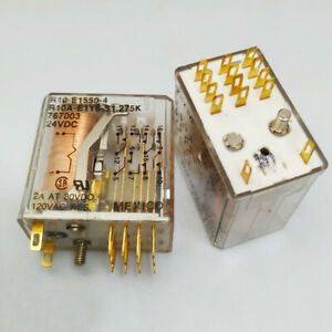 5Pcs MEXICO R10-E1550-4 R10A-E1Y6-S1.275K 24VDC Power Relay 14Pins 2A 120VAC