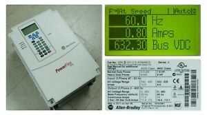Allen-Bradley PowerFlex70 7.5 HP 20AD011C3AYNANC0 480 VAC Tested Good FRN: 5.001