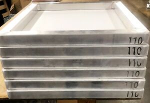 6 Pack 18x20 - 110 White Mesh Aluminum Fram Screen  A1820110