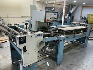 MBO Paper Folder 26 x 40 4/4/4   Great Condition  Side blower.. Closing shop!