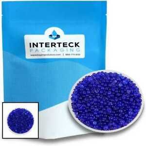 1 LB Premium Quality BLUE Indicating Silica Gel Bulk Desiccant Beads Indust