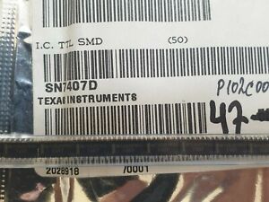 lot of 47 SN7407D NOS