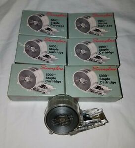 NEW VTG Lot of 7 (6 +1) Swingline 5000 Round Staple Cartridge 50050664 50050 USA