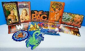 Lot Of 12 1999 WCW NWO GIANT STICKERS COLLECTORS Vending CARDBOARD FOLDED