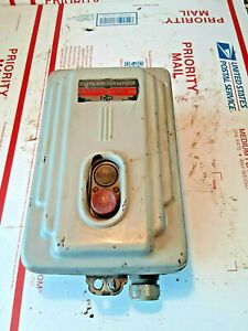 Vintage Cutler-Hammer Machine Motor Control Switch, 3-Phase, START/STOP Untested