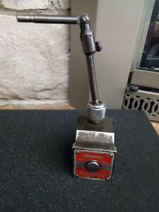 Vintage Starrett Magnetic Base Dial Indicator Holder #657