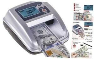 3 in 1 New Counterfeit Bill Detector &amp; Counter with 5 Detection Modes &amp; Bonus